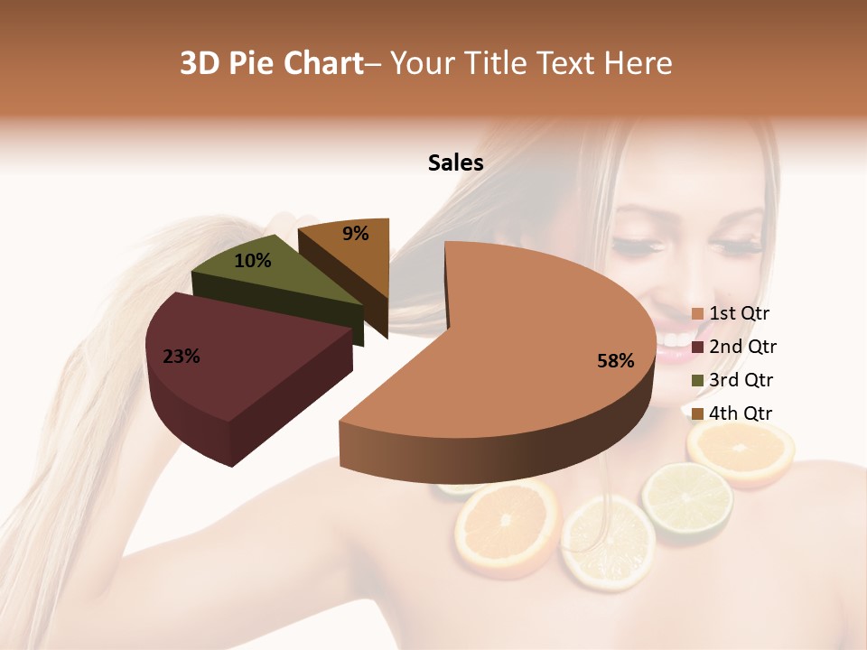 Health Vitamin Skin PowerPoint Template