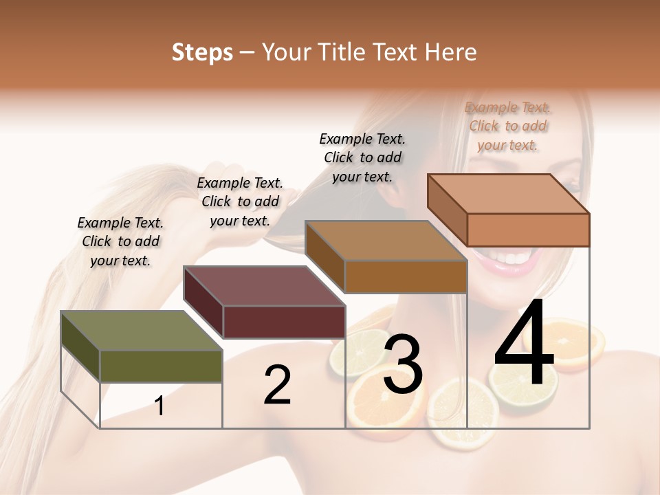 Health Vitamin Skin PowerPoint Template