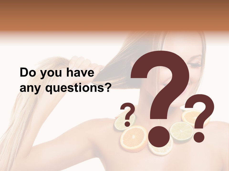 Health Vitamin Skin PowerPoint Template