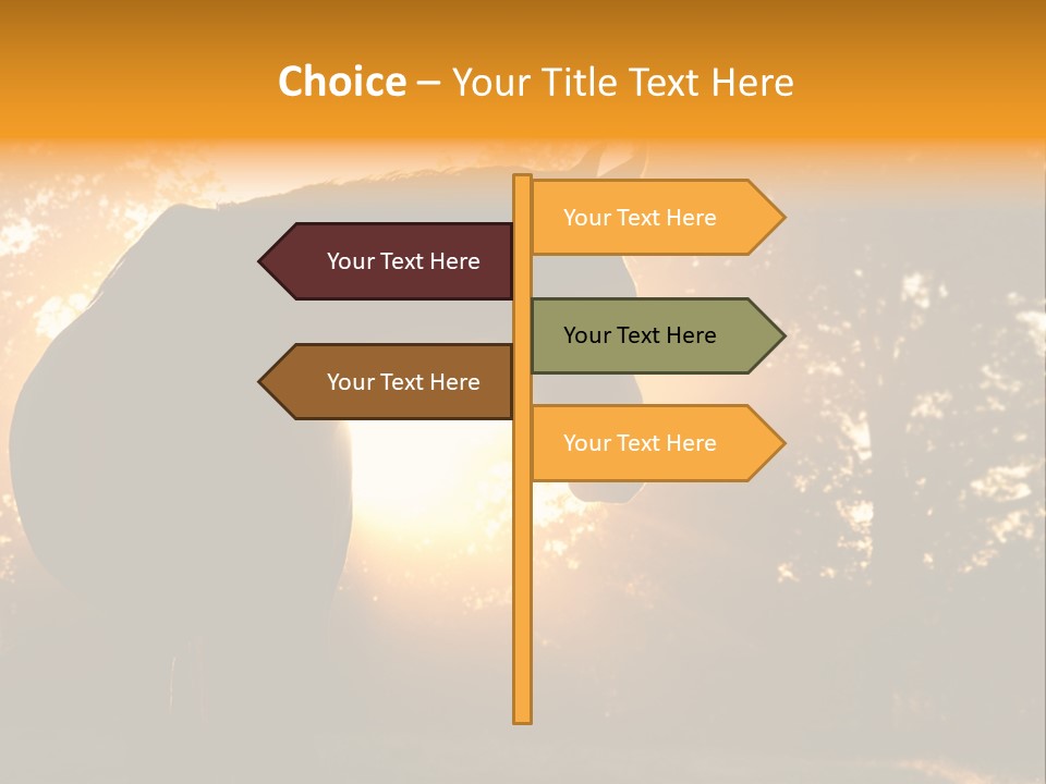 Bright Nose Ray PowerPoint Template