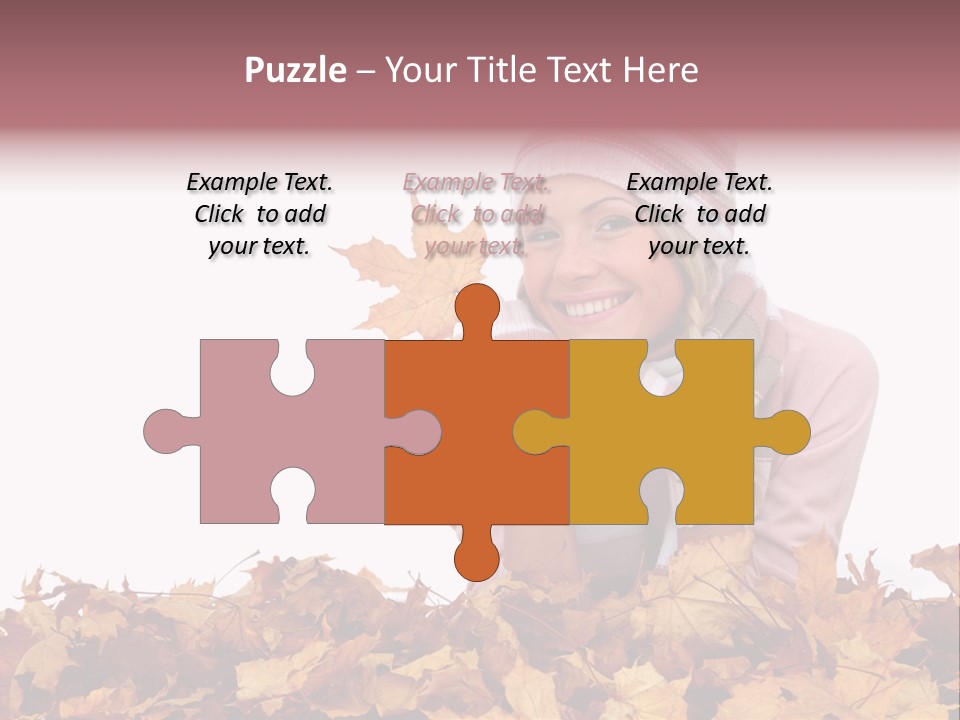 Natural Beautiful Happy PowerPoint Template