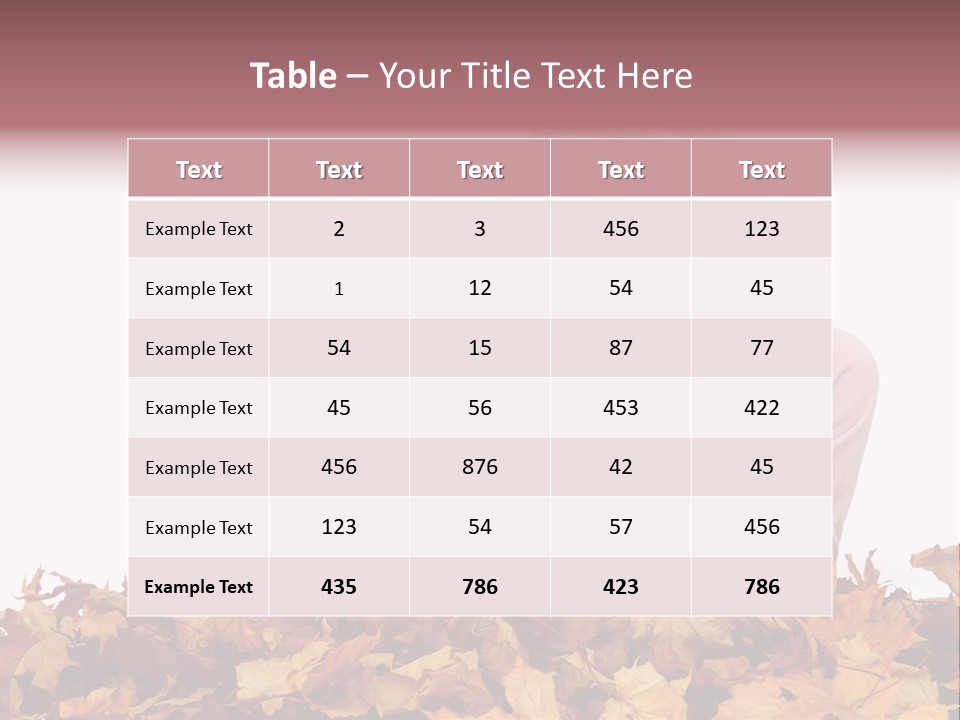 Natural Beautiful Happy PowerPoint Template
