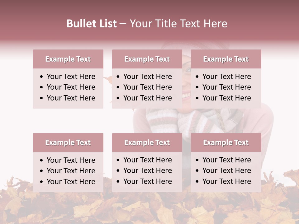 Natural Beautiful Happy PowerPoint Template