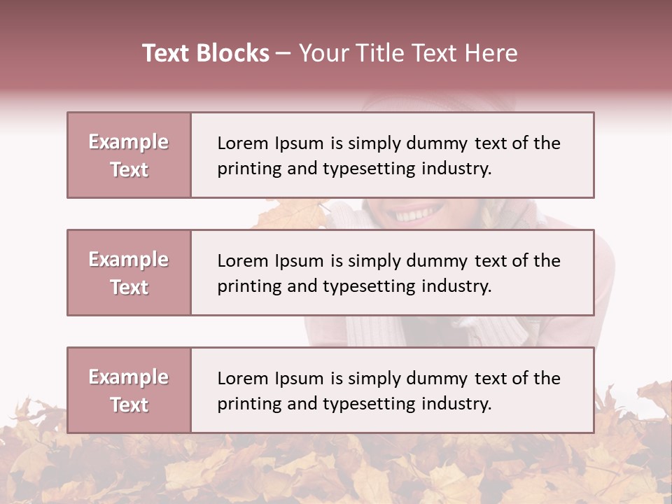 Natural Beautiful Happy PowerPoint Template