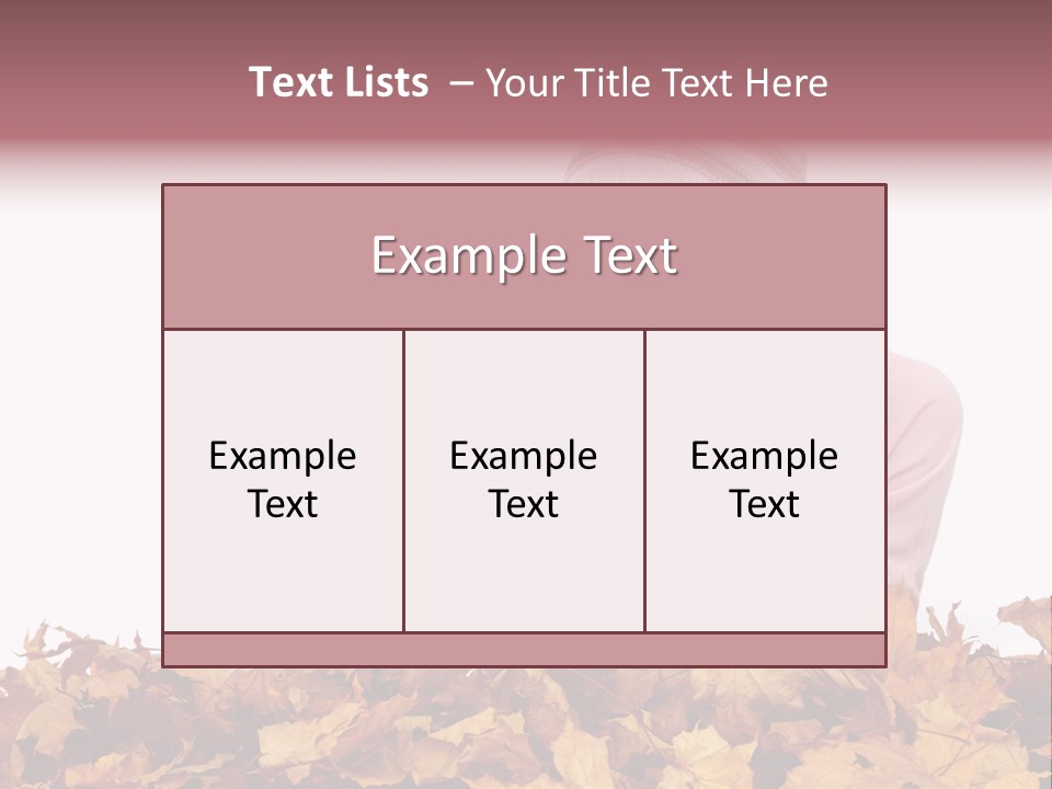 Natural Beautiful Happy PowerPoint Template