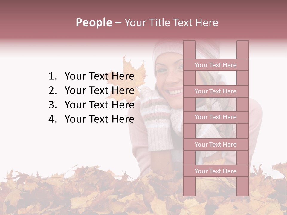 Natural Beautiful Happy PowerPoint Template