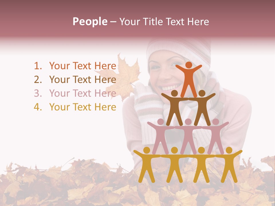 Natural Beautiful Happy PowerPoint Template