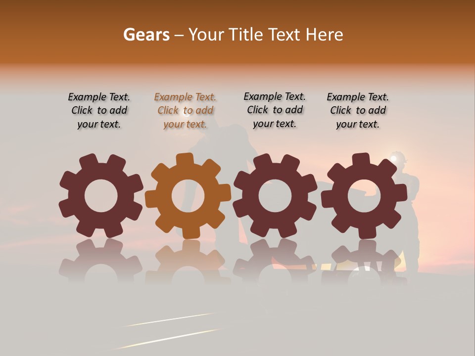 Career Man Worker PowerPoint Template