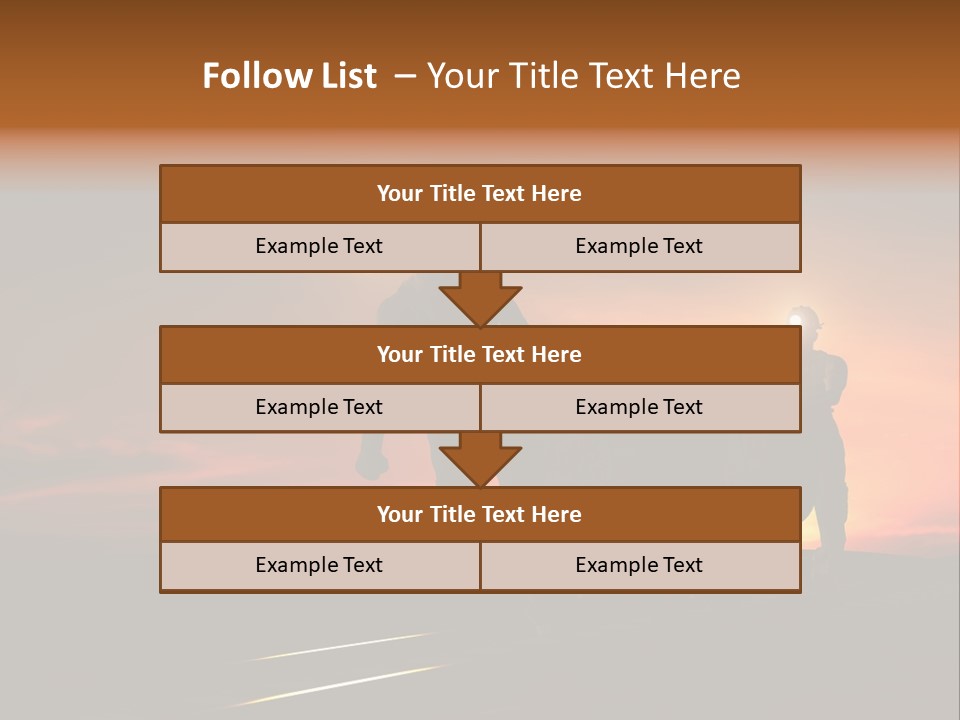 Career Man Worker PowerPoint Template