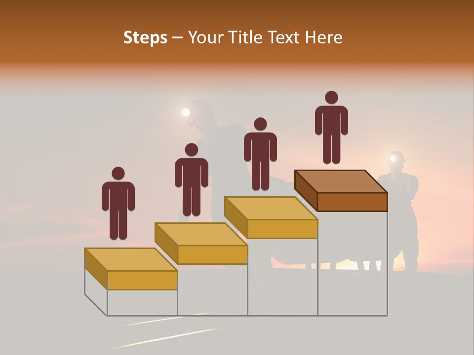 Career Man Worker PowerPoint Template