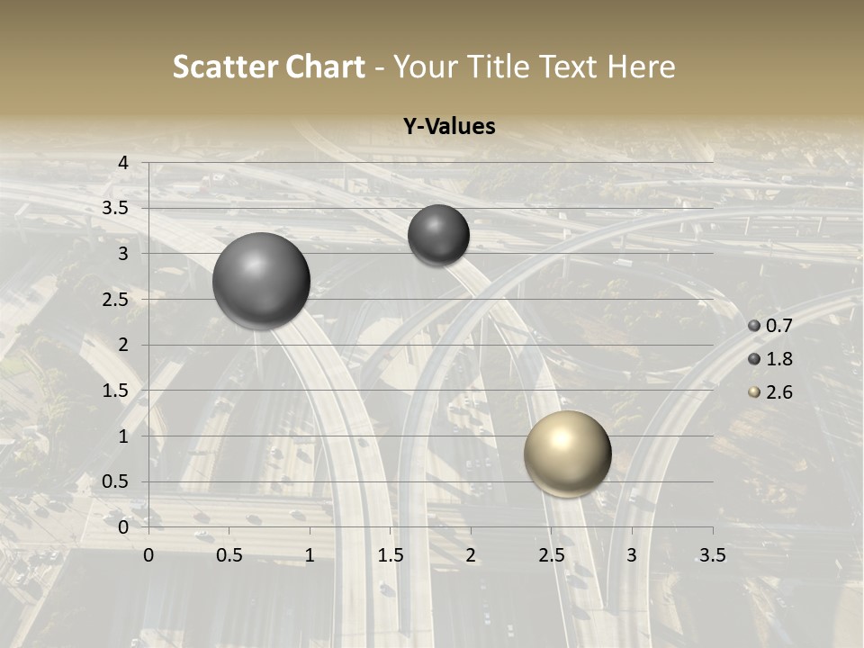 Above Busy Parkway PowerPoint Template