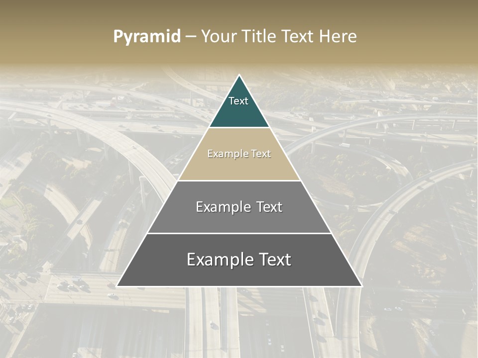 Above Busy Parkway PowerPoint Template