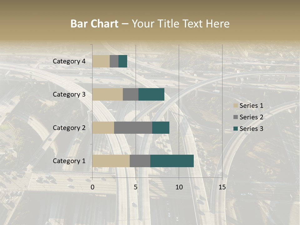 Above Busy Parkway PowerPoint Template