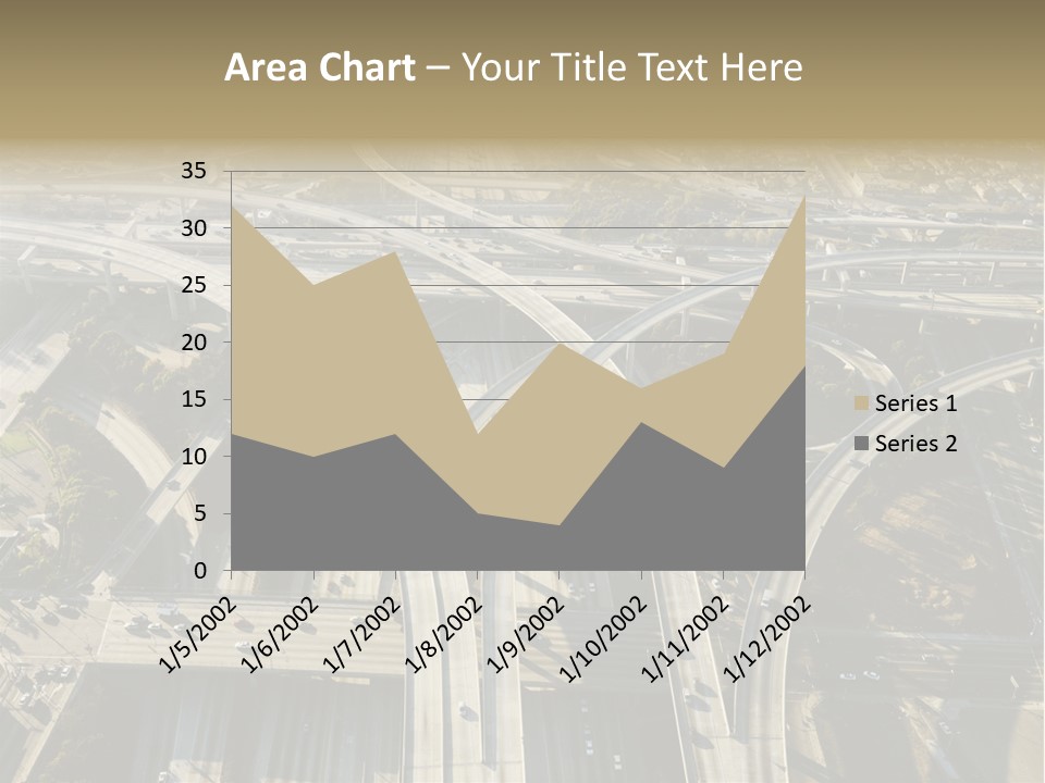 Above Busy Parkway PowerPoint Template