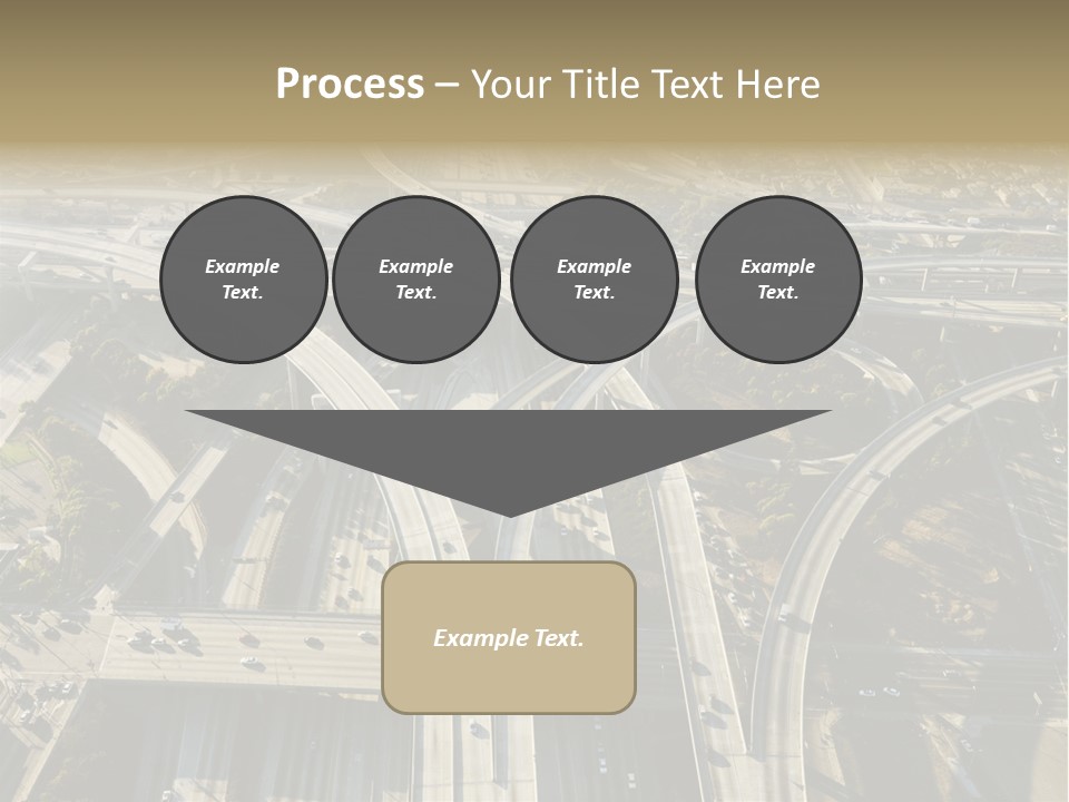 Above Busy Parkway PowerPoint Template