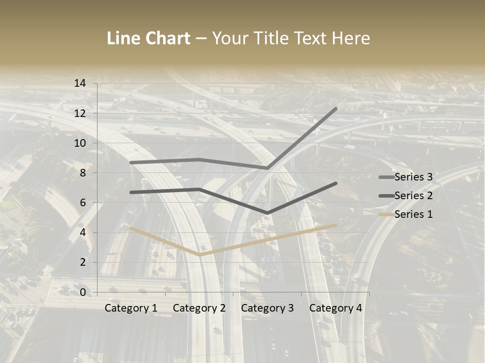 Above Busy Parkway PowerPoint Template