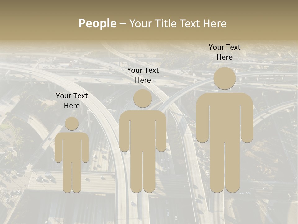 Above Busy Parkway PowerPoint Template