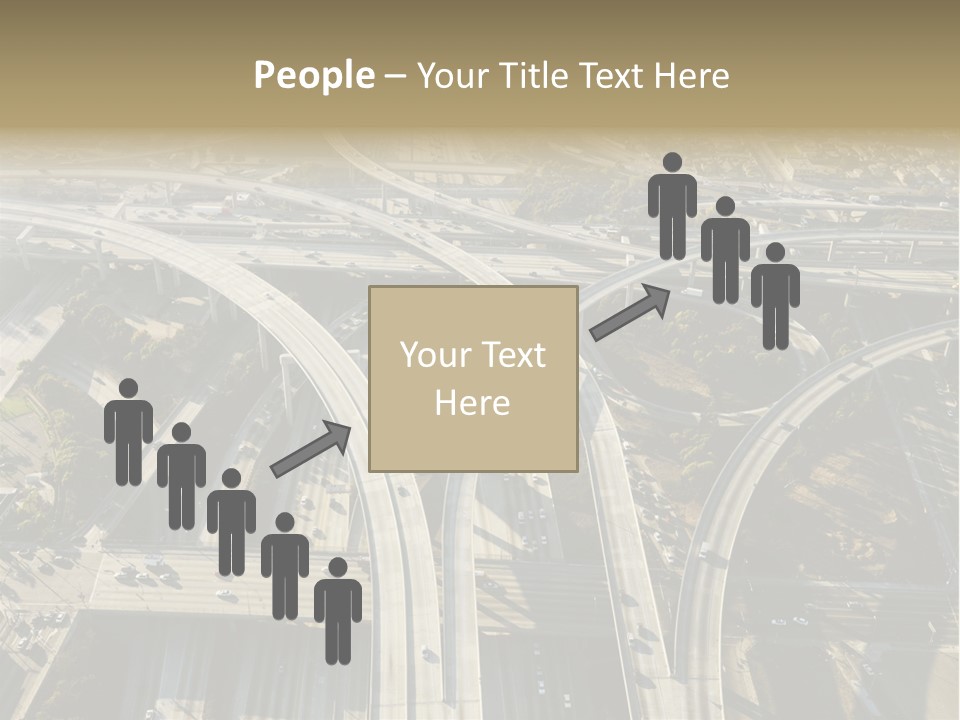 Above Busy Parkway PowerPoint Template