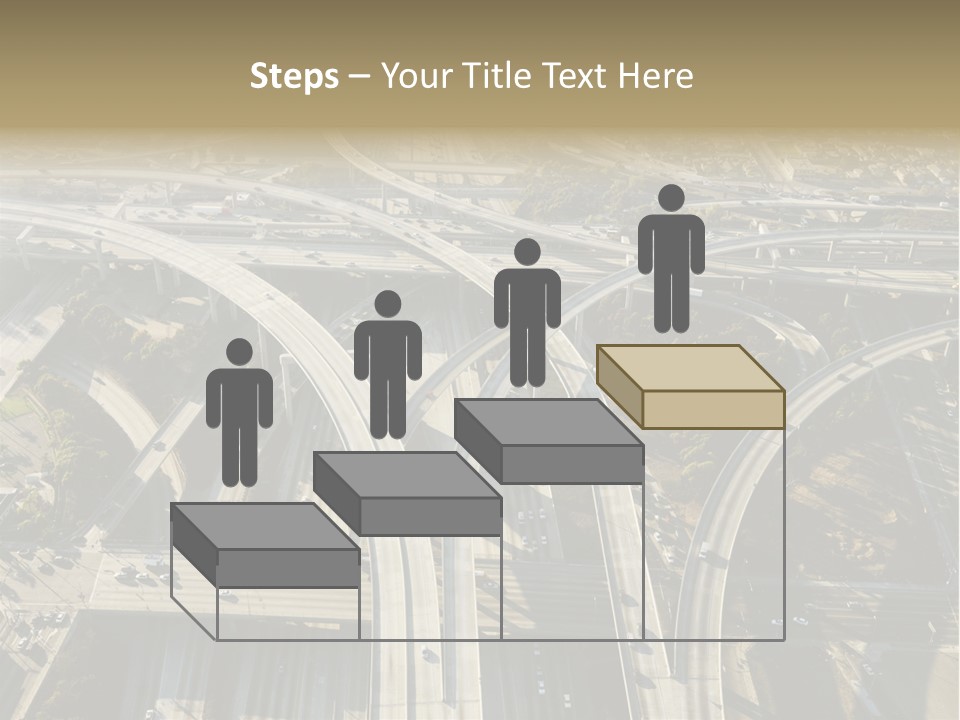 Above Busy Parkway PowerPoint Template