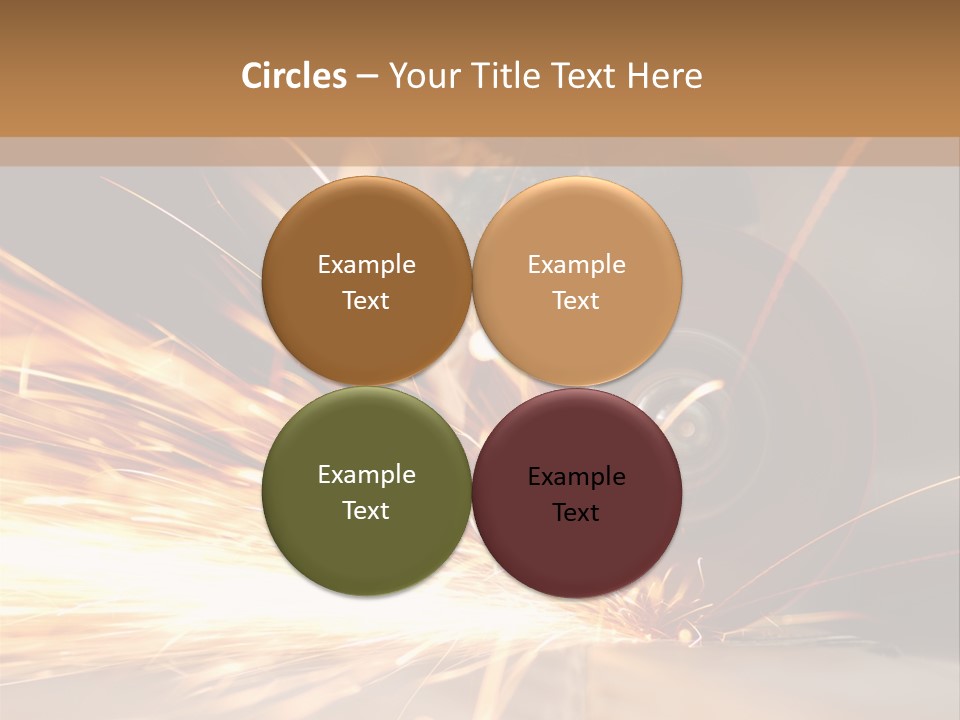 Blade Wheel Die PowerPoint Template