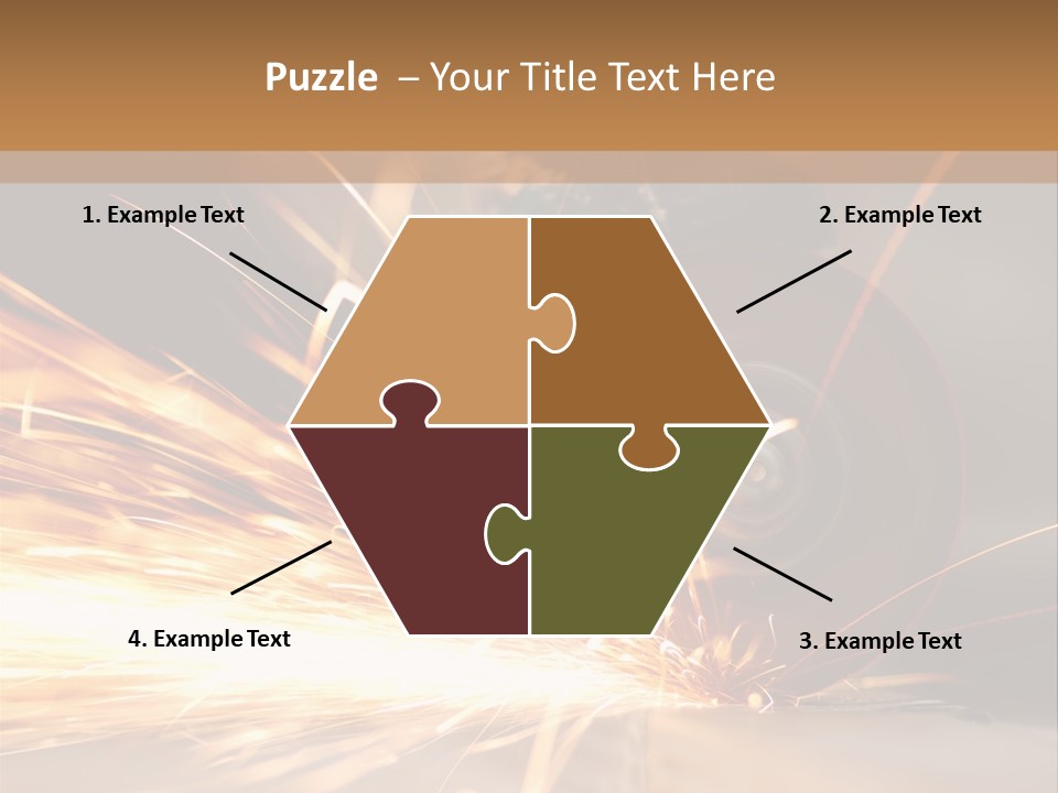 Blade Wheel Die PowerPoint Template