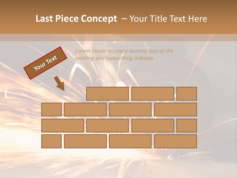 Blade Wheel Die PowerPoint Template