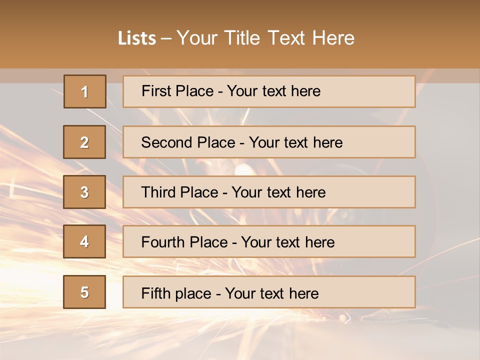Blade Wheel Die PowerPoint Template