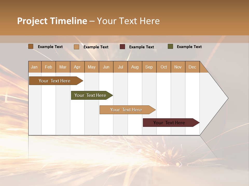 Blade Wheel Die PowerPoint Template