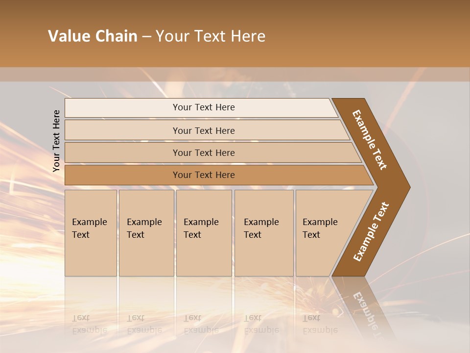 Blade Wheel Die PowerPoint Template
