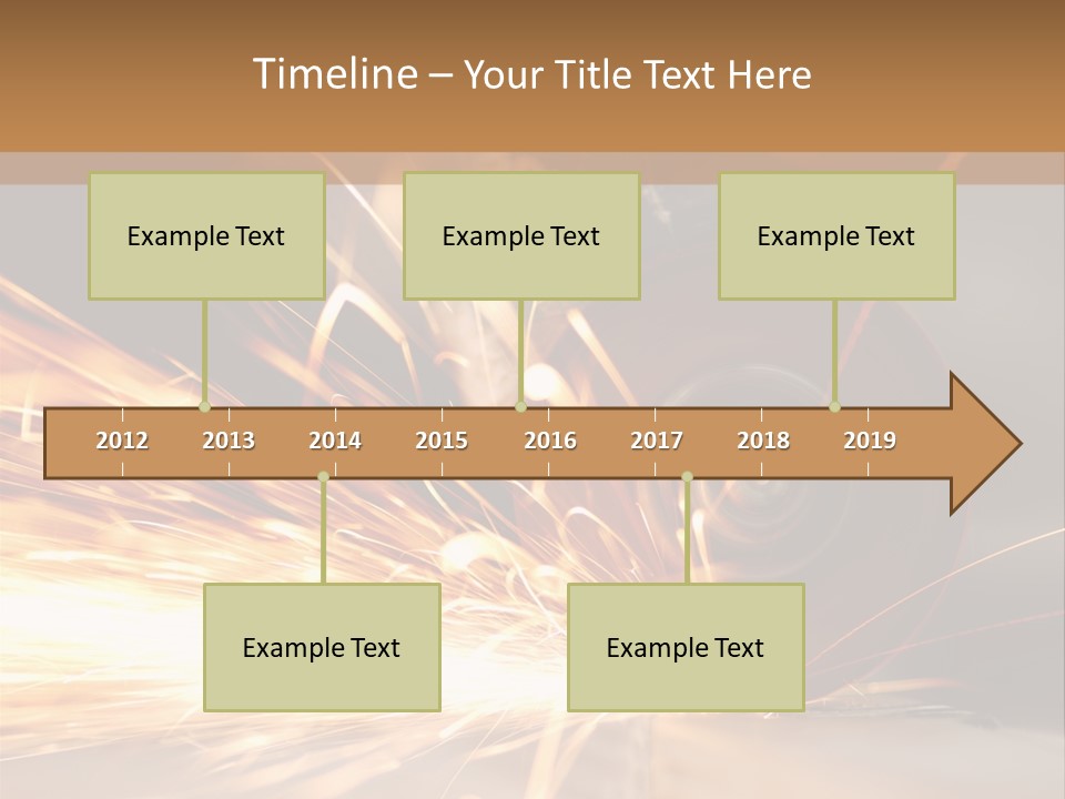 Blade Wheel Die PowerPoint Template