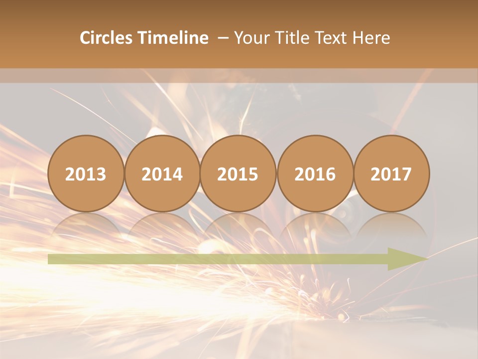 Blade Wheel Die PowerPoint Template