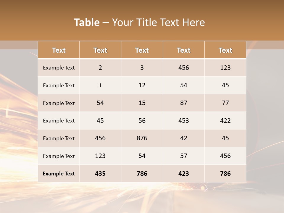 Blade Wheel Die PowerPoint Template