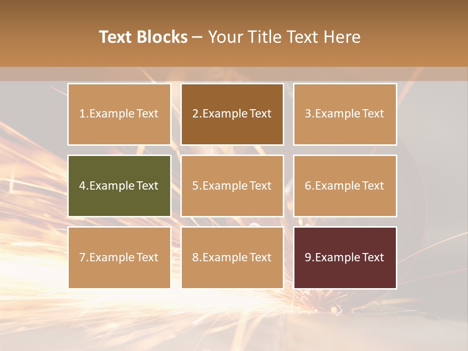 Blade Wheel Die PowerPoint Template