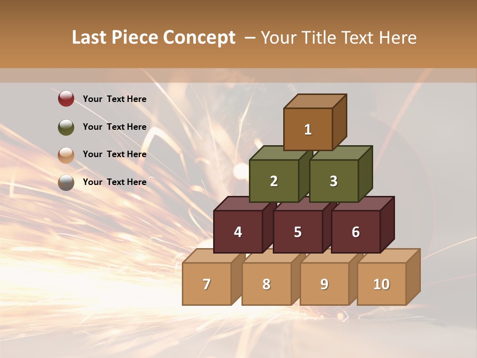 Blade Wheel Die PowerPoint Template