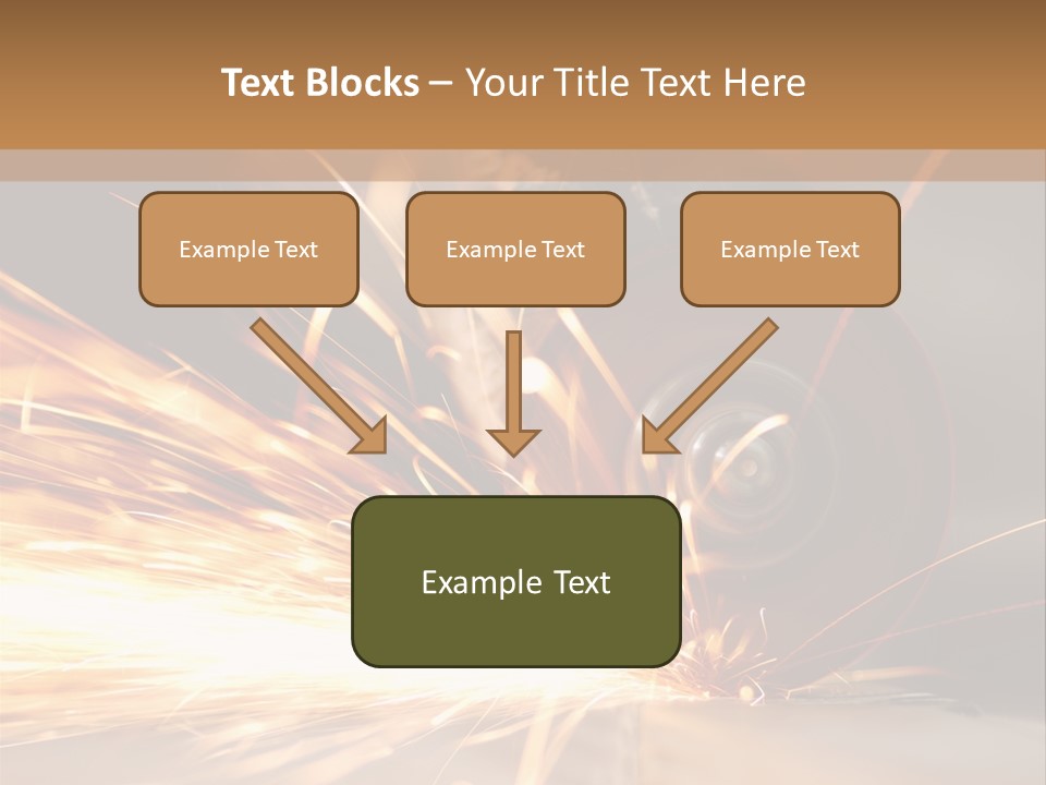 Blade Wheel Die PowerPoint Template