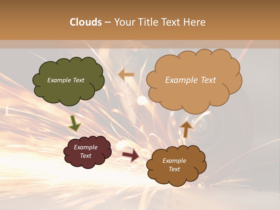 Blade Wheel Die PowerPoint Template