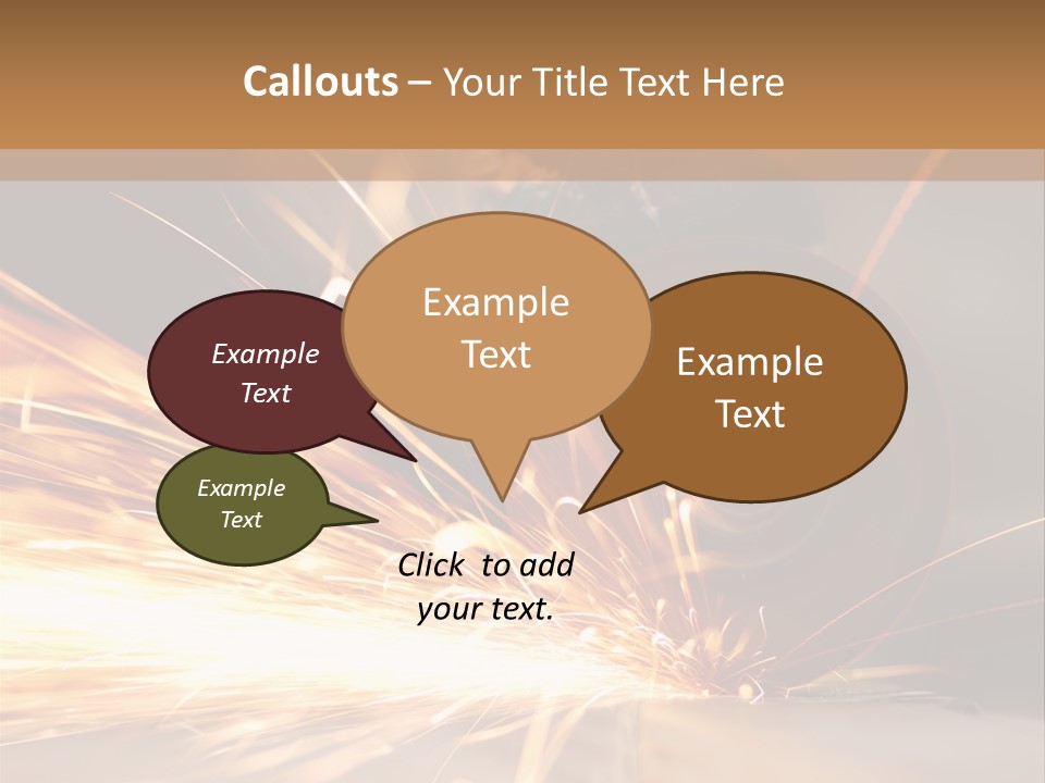 Blade Wheel Die PowerPoint Template