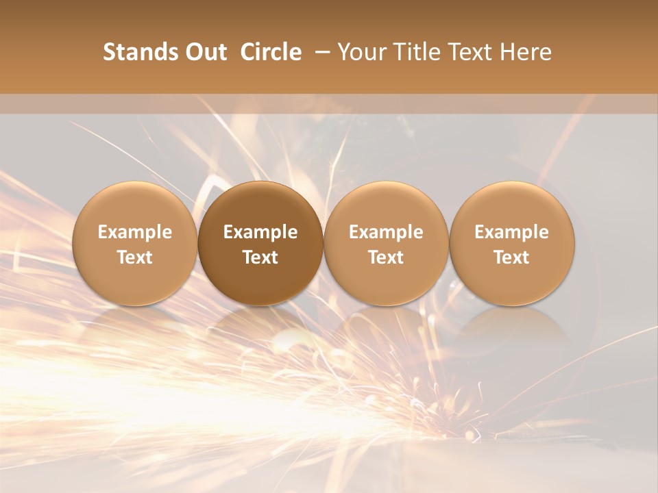 Blade Wheel Die PowerPoint Template