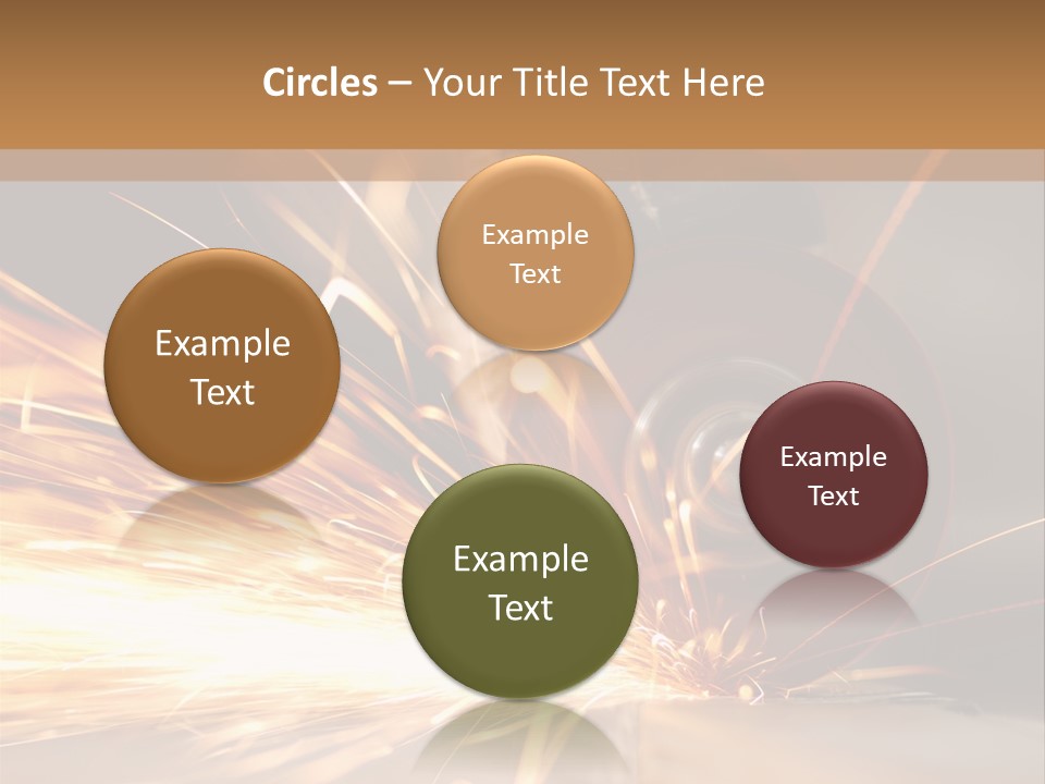 Blade Wheel Die PowerPoint Template