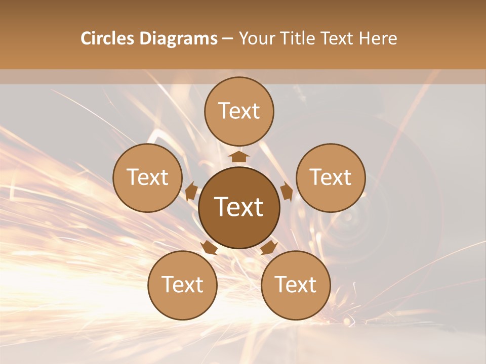 Blade Wheel Die PowerPoint Template