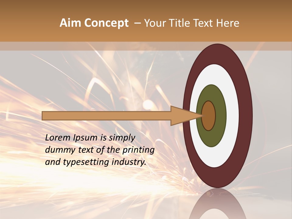 Blade Wheel Die PowerPoint Template