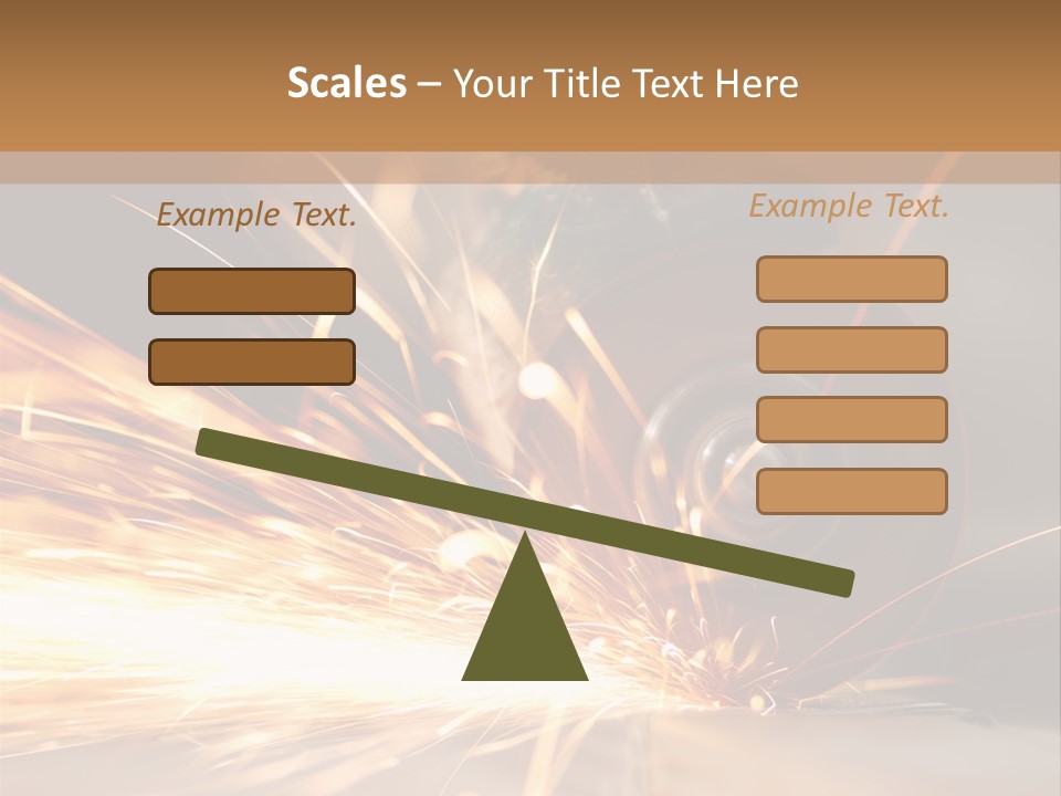 Blade Wheel Die PowerPoint Template