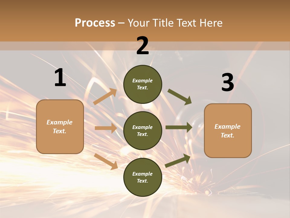 Blade Wheel Die PowerPoint Template