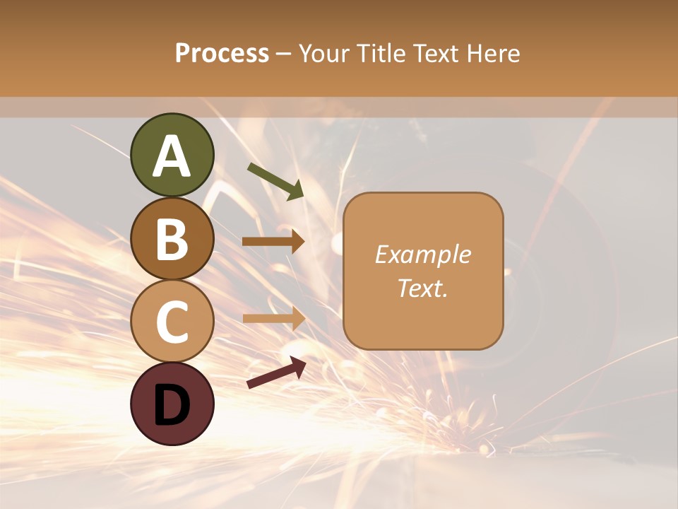 Blade Wheel Die PowerPoint Template