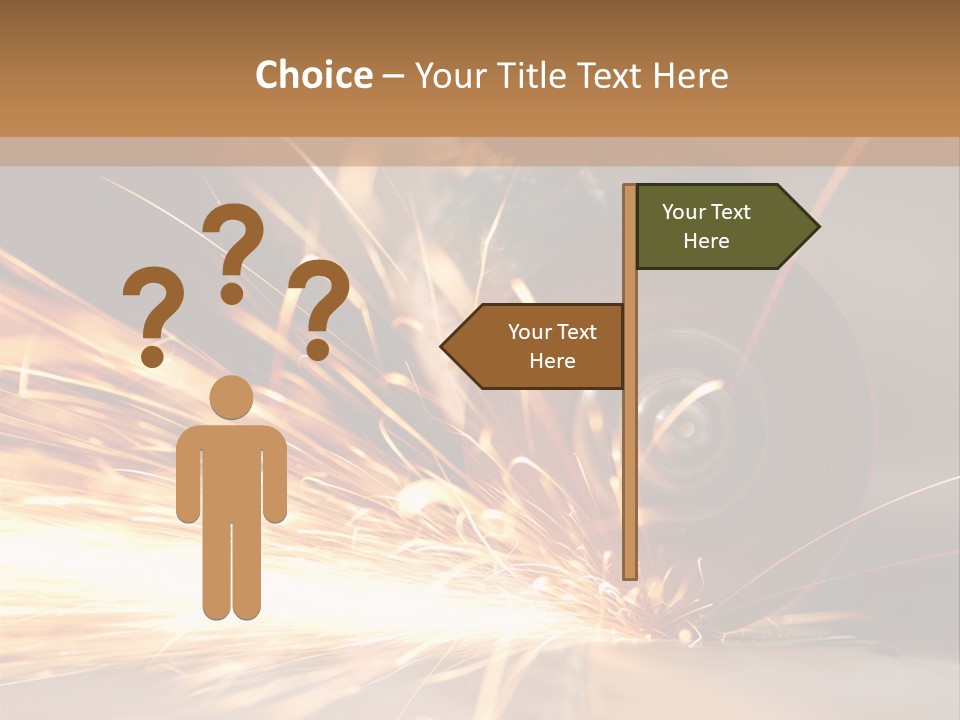 Blade Wheel Die PowerPoint Template