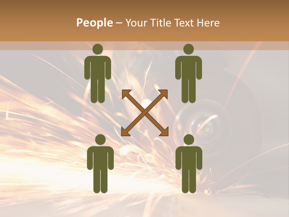 Blade Wheel Die PowerPoint Template