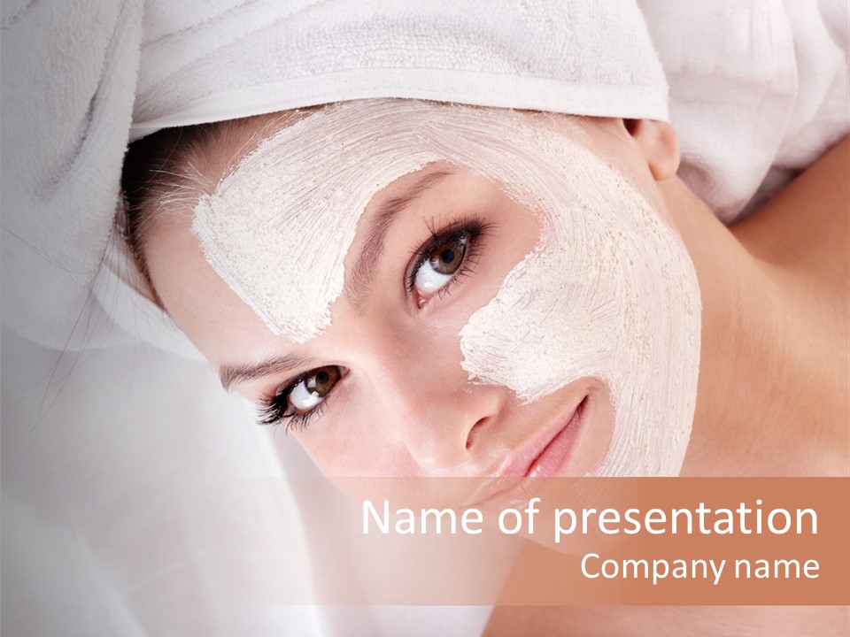 Sensuality Therapeutic Beautician PowerPoint Template