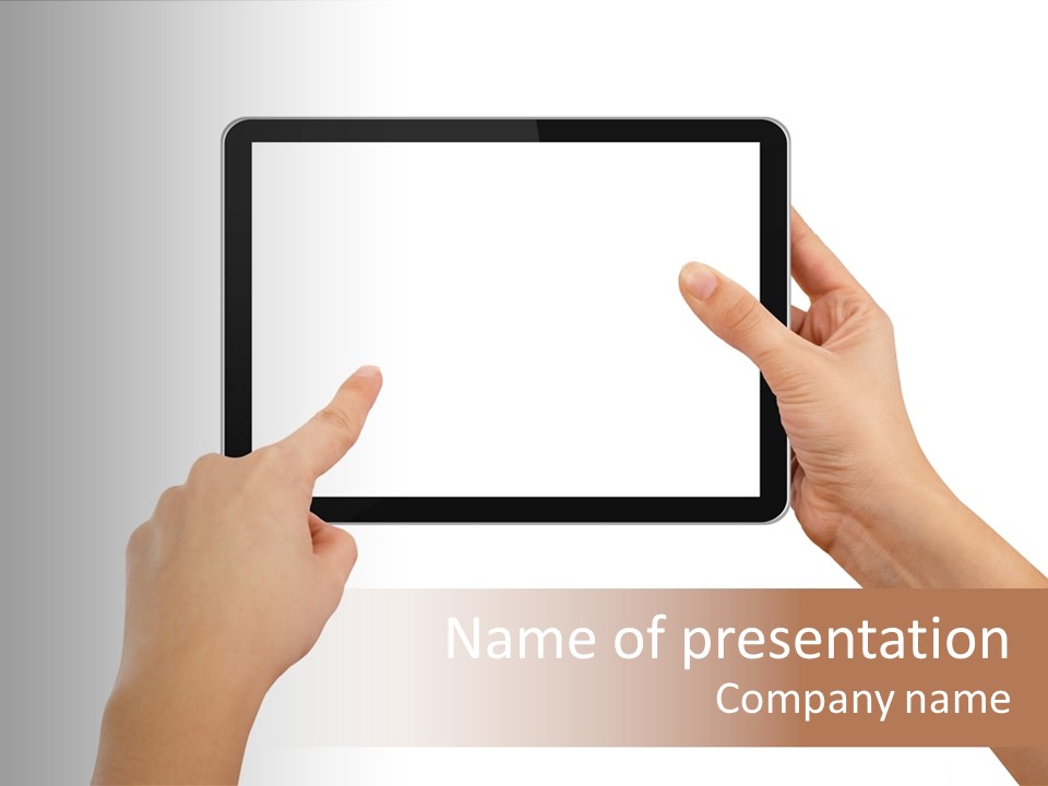 Display Press Tool PowerPoint Template