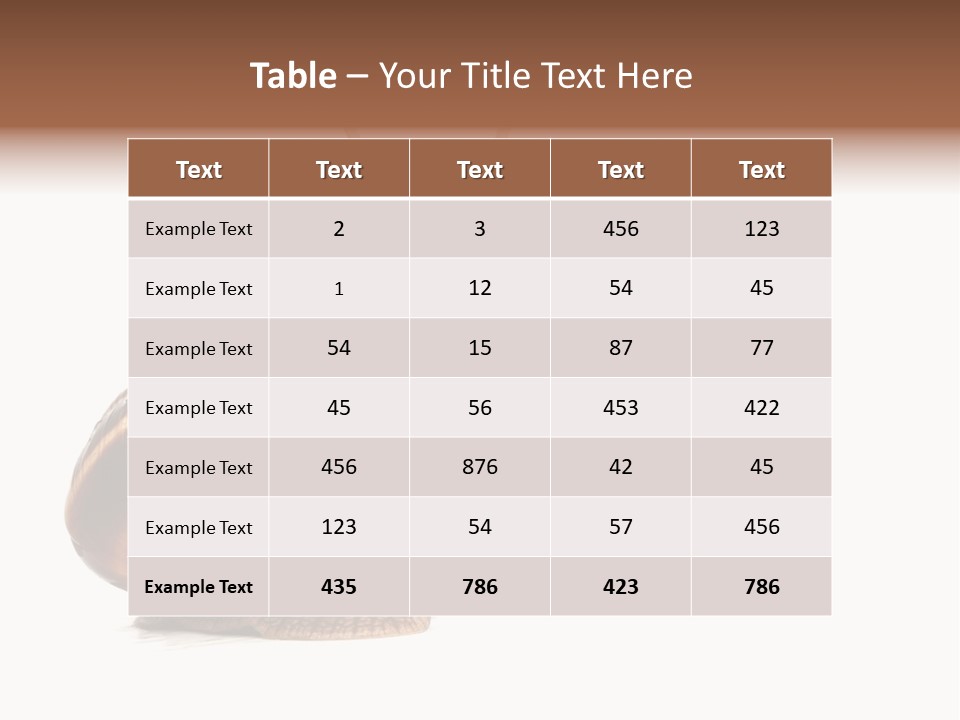 Cute Looking Snail PowerPoint Template