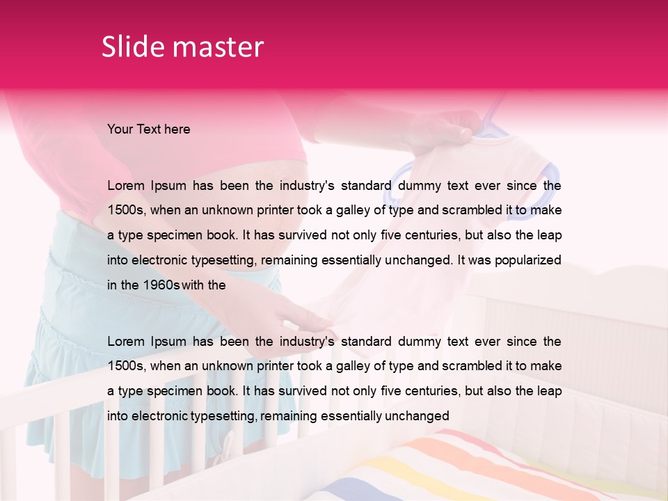 Celebration Parenthood Body PowerPoint Template